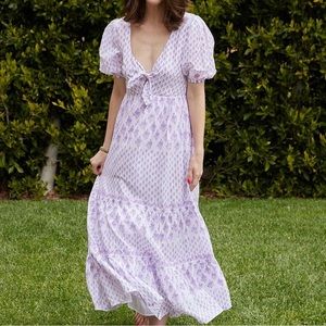 Cleobella Maria Ankle Dress | Ditzy Rose